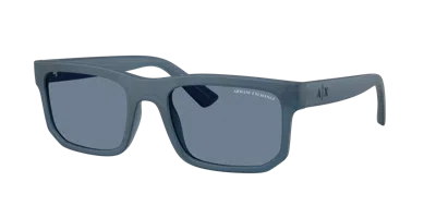 Armani Exchange Man Sunglass Ax4165s In Blue