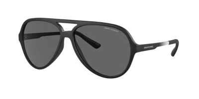 Armani Exchange Mann Sunglass Ax4133s In Dark Grey