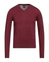 Armani Exchange Man Sweater Brick Red Size S Cotton, Cashmere, Polyamide, Elastane
