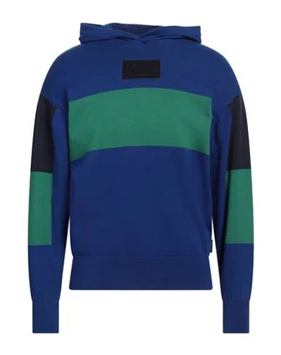 Armani Exchange Man Sweater Bright Blue Size L Cotton