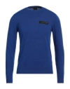 Armani Exchange Man Sweater Bright Blue Size Xs Cotton