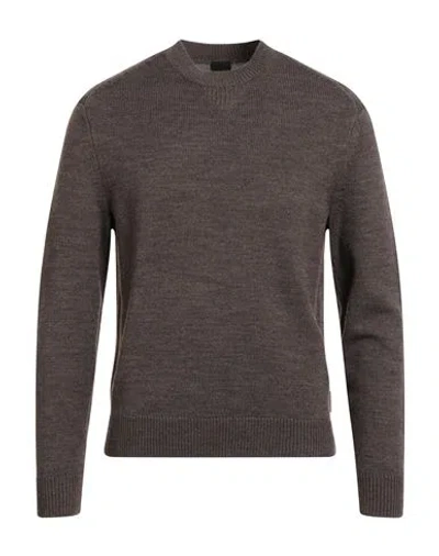 Armani Exchange Man Sweater Brown Size M Cotton, Acrylic, Virgin Wool