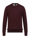 Armani Exchange Man Sweater Burgundy Size L Virgin Wool, Wool In Red