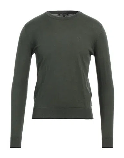 Armani Exchange Man Sweater Military Green Size S Cotton, Cashmere, Elastane
