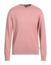 Armani Exchange Man Sweater Salmon Pink Size S Cotton, Cashmere, Elastane