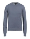 Armani Exchange Man Sweater Slate Blue Size Xs Cotton, Cashmere, Polyamide, Elastane