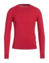 Armani Exchange Man Sweater Tomato Red Size S Cotton, Cashmere, Elastane