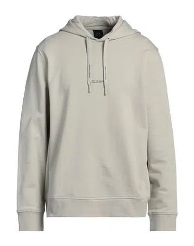 Armani Exchange Man Sweatshirt Beige Size L Cotton, Elastane