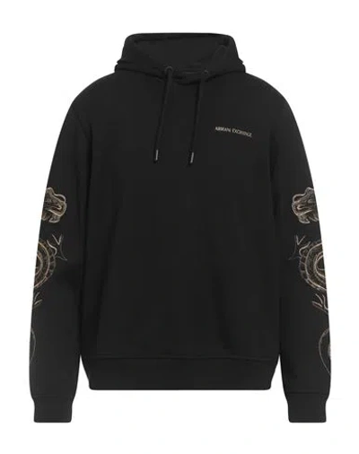 Armani Exchange Man Sweatshirt Black Size L Cotton
