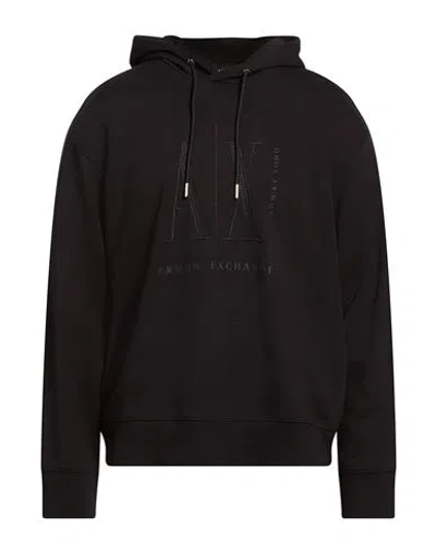 Armani Exchange Man Sweatshirt Black Size L Cotton