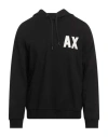 Armani Exchange Man Sweatshirt Black Size L Cotton, Elastane