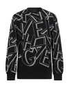 Armani Exchange Man Sweatshirt Black Size L Cotton, Elastane In Black