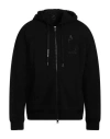 Armani Exchange Man Sweatshirt Black Size L Cotton, Elastane In Black