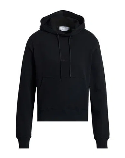 Armani Exchange Man Sweatshirt Black Size L Cotton, Elastane In Blue