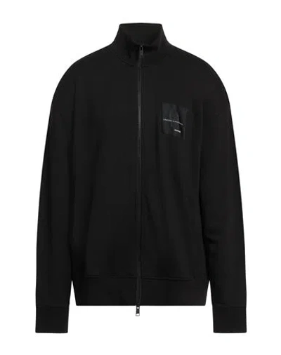 Armani Exchange Man Sweatshirt Black Size L Cotton, Polyester