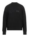 Armani Exchange Man Sweatshirt Black Size L Cotton, Polyester, Elastane In Black