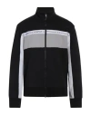 Armani Exchange Man Sweatshirt Black Size L Cotton, Polyester, Elastane In Black