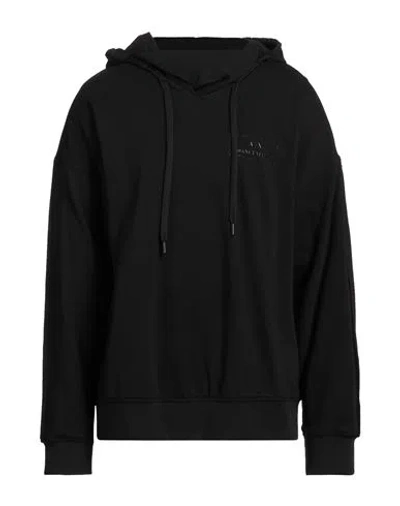 Armani Exchange Man Sweatshirt Black Size L Cotton, Polyester, Elastane