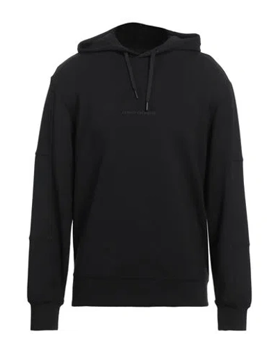 Armani Exchange Man Sweatshirt Black Size L Modacrylic, Polyester, Elastane