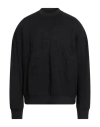 Armani Exchange Man Sweatshirt Black Size L Modal, Polyester, Elastane