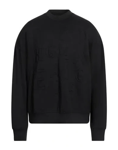 Armani Exchange Man Sweatshirt Black Size L Modal, Polyester, Elastane