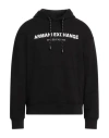 Armani Exchange Man Sweatshirt Black Size M Cotton, Polyester, Elastane In Black