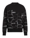 Armani Exchange Man Sweatshirt Brick Size L Cotton, Polyester, Elastane In Navy