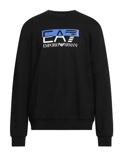 Armani Exchange Man Sweatshirt Black Size Xxxl Cotton, Elastane
