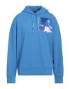 Armani Exchange Man Sweatshirt Blue Size S Cotton, Polyester, Elastane In Blue
