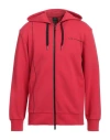Armani Exchange Man Sweatshirt Brick Size L Cotton, Polyester, Elastane In Red