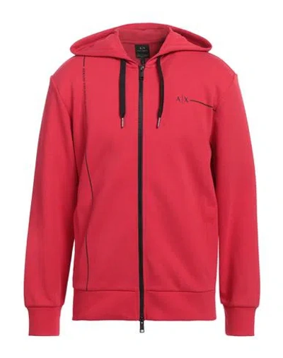 ARMANI EXCHANGE ARMANI EXCHANGE MAN SWEATSHIRT BRICK SIZE L COTTON, POLYESTER, ELASTANE