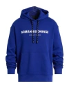 Armani Exchange Man Sweatshirt Bright Blue Size S Cotton, Polyester, Elastane In Blue