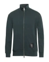 Armani Exchange Man Sweatshirt Dark Green Size M Cotton, Elastane
