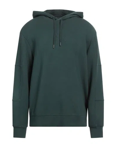 Armani Exchange Man Sweatshirt Dark Green Size L Modacrylic, Polyester, Elastane