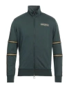 Armani Exchange Man Sweatshirt Dark Green Size L Polyester, Viscose, Elastane In Green