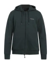Armani Exchange Man Sweatshirt Emerald Green Size L Cotton, Elastane In Green
