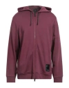 Armani Exchange Man Sweatshirt Garnet Size L Cotton, Elastane In Red