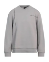 Armani Exchange Man Sweatshirt Grey Size M Cotton, Polyester, Elastane In Grey