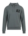 Armani Exchange Man Sweatshirt Grey Size M Cotton, Elastane In Grey