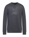Armani Exchange Man Sweatshirt Lead Size M Cotton, Elastane In Grey