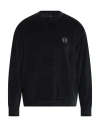 Armani Exchange Man Sweatshirt Midnight Blue Size L Cotton, Polyester