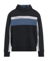 Armani Exchange Man Sweatshirt Midnight Blue Size L Cotton, Polyester, Elastane