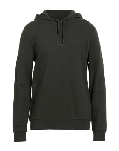 Armani Exchange Man Sweatshirt Military Green Size L Cotton, Elastane