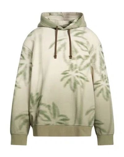 Armani Exchange Man Sweatshirt Military Green Size S Cotton, Polyester, Elastane