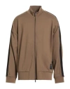 Armani Exchange Man Sweatshirt Military Green Size Xxl Cotton, Elastane, Polyester In Brown