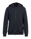Armani Exchange Man Sweatshirt Navy Size Xs Cotton, Elastane In Navy Blue