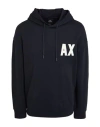Armani Exchange Man Sweatshirt Navy Size M Cotton, Elastane In Blue