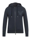 Armani Exchange Man Sweatshirt Navy Size Xs Cotton, Elastane In Blue