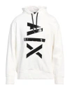 Armani Exchange Man Sweatshirt Off White Size M Cotton, Elastane In Off White