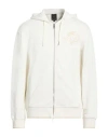 Armani Exchange Man Sweatshirt Off White Size S Cotton, Polyester, Elastane